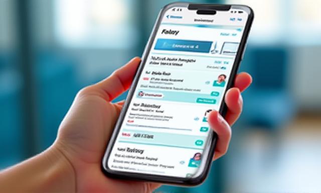 AI-powered dental patient scheduling iOS app interface with appointment calendar and reminders